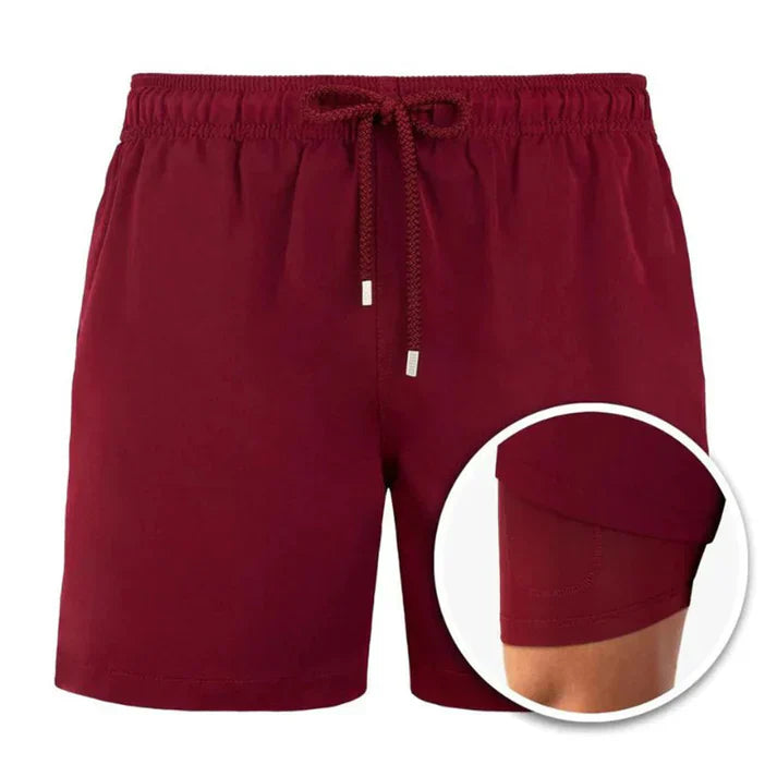 Lovia – 2-in-1 Sport Zwemshort Sneldrogend