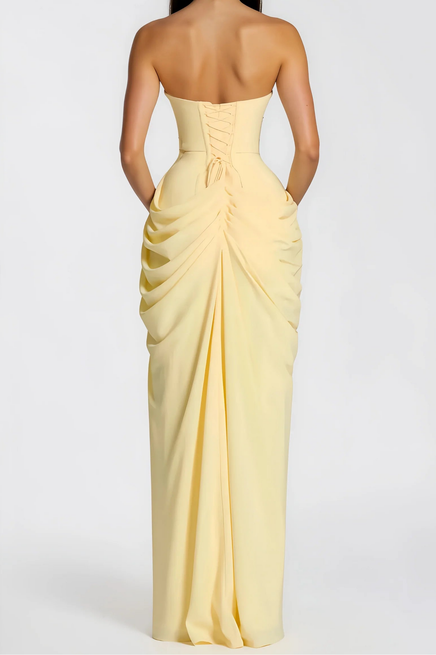 Vestido Luz largo sin tirantes
