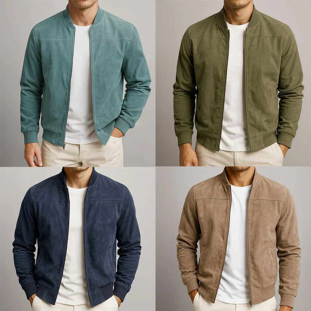 Lovia - Suède Bomber Jacket