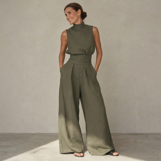 Lovia – Elegante Wide Leg Jumpsuit
