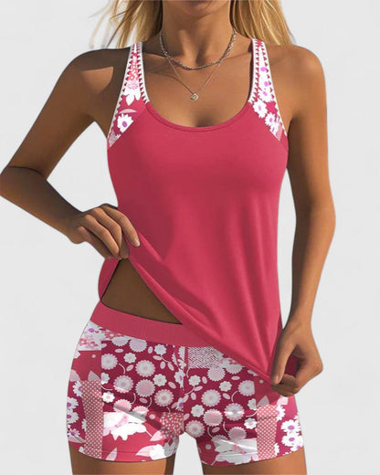 Lovia – Bloemenprint Tankini Set