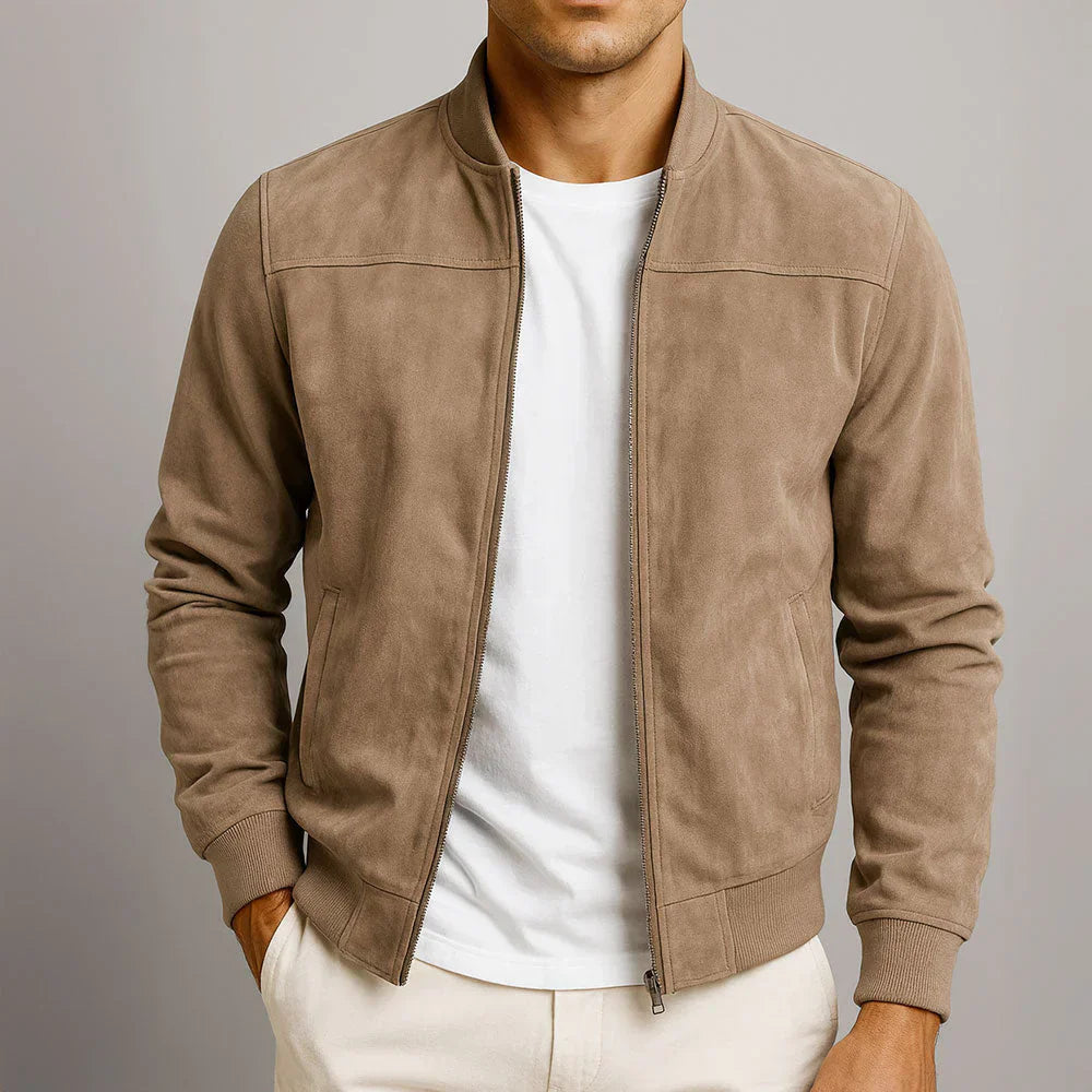 Lovia - Suède Bomber Jacket