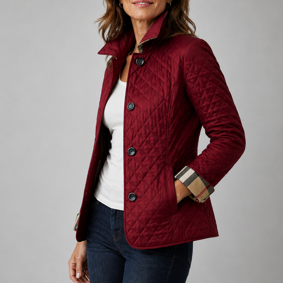 Kelley - Chaqueta Acolchada Ligera, rojo