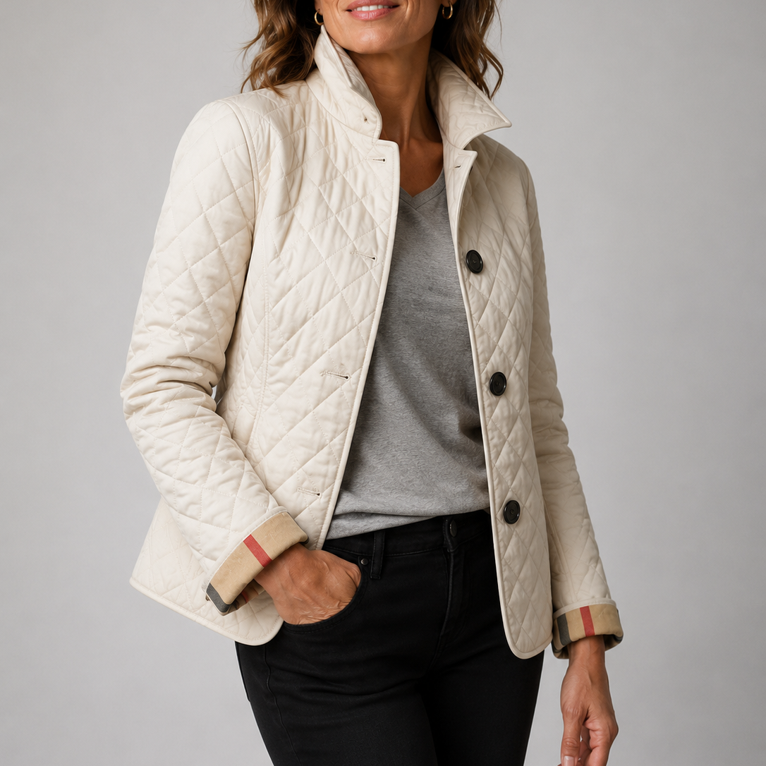Kelley - Chaqueta Acolchada Ligera, beige