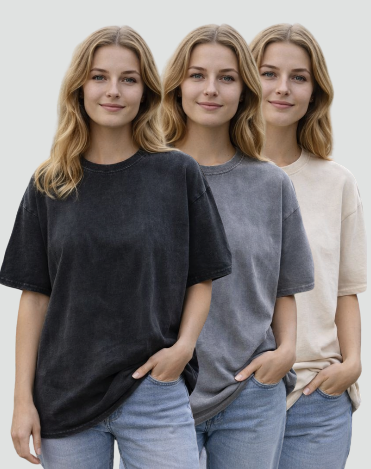 Lovia – 3-pack Oversized T-shirt Set