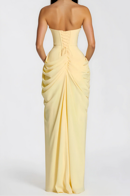 Vestido Luz largo sin tirantes