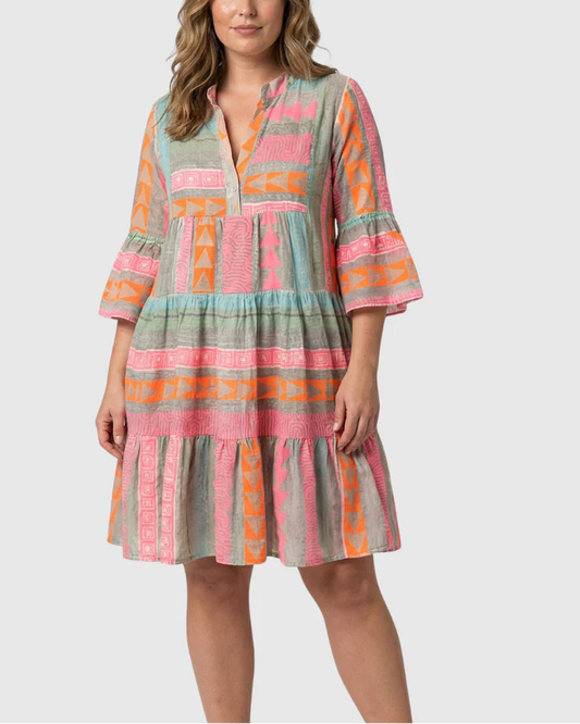 Amalia Vestido midi holgado