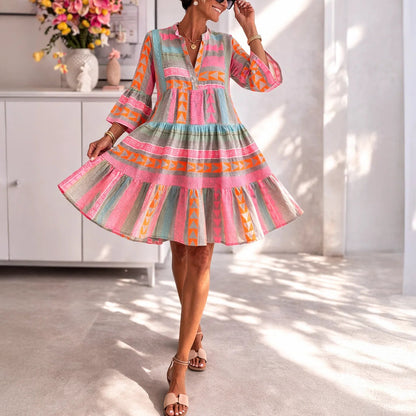 Amalia Vestido midi holgado