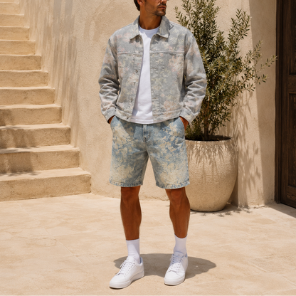 Mateo – Conjunto Denim Floral