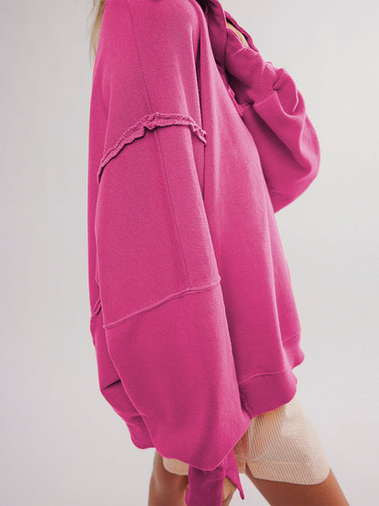 Elena - Sudadera Henley Oversize, color alternativo
