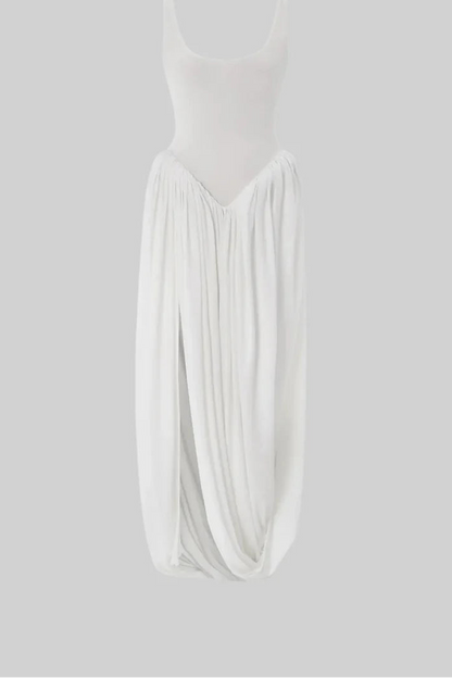Angela Vestido blanco aura